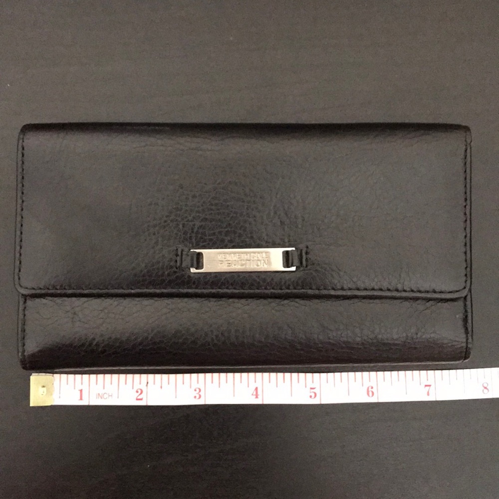 Black leather wallet